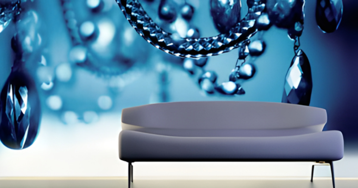 MBI Masquerade DESCOR Wall Luxury Jewelry Pattern Panel