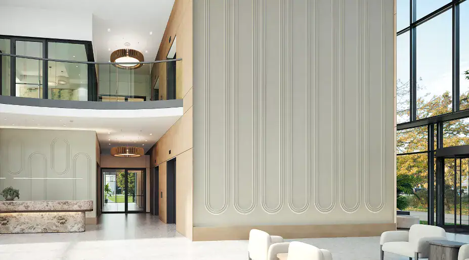 CASTWORKS render of custom wall arches