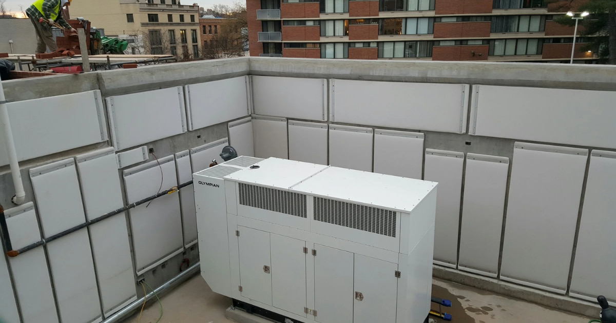 MBI Weather Resistant Ceiling Panels for HVAC enclosure