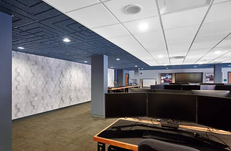 TECTUM CREATE! Wall Panels and Tectum Tegular Ceiling Panels