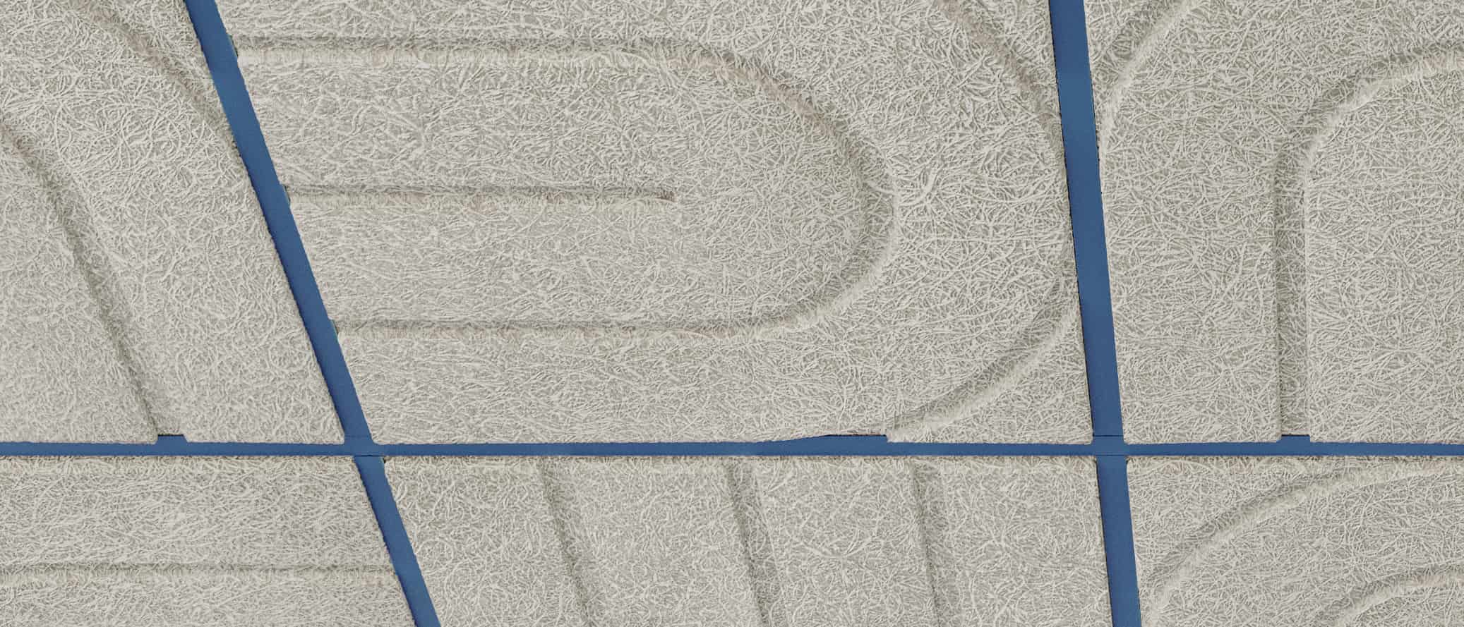 Closeup shot of Tectum DESIGNART Tegular Ceiling Panels
