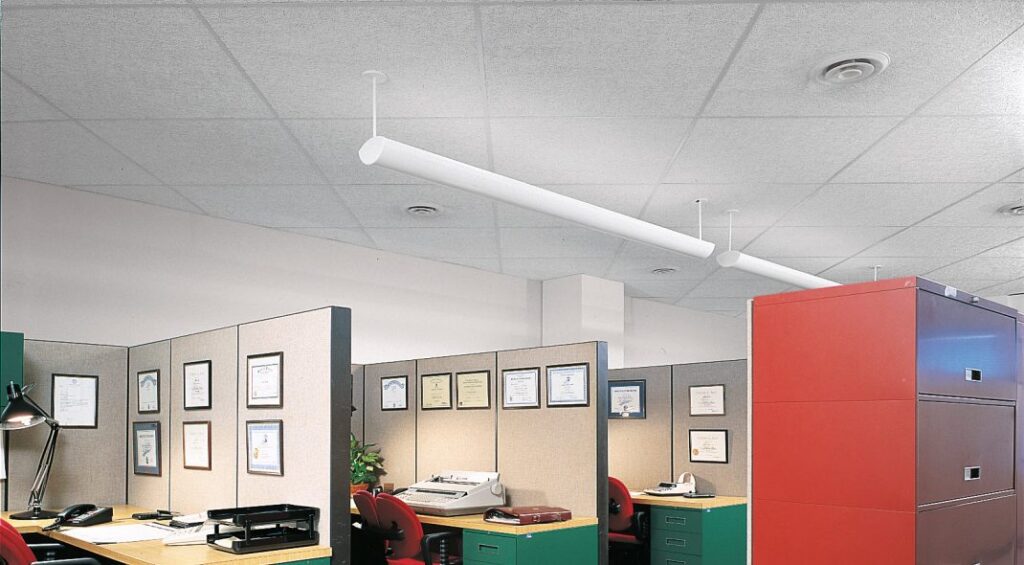 TECTUM Lay-In Ceiling Panels for corporate office interior