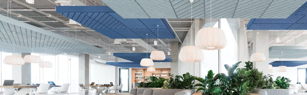 Tectum Tegular Ceiling DESIGNART Lines High NRC Panels