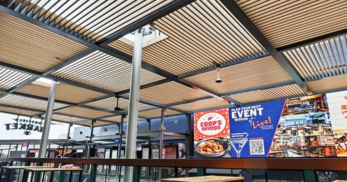 Parallel Architectural Products - battens for outdoor market and mall