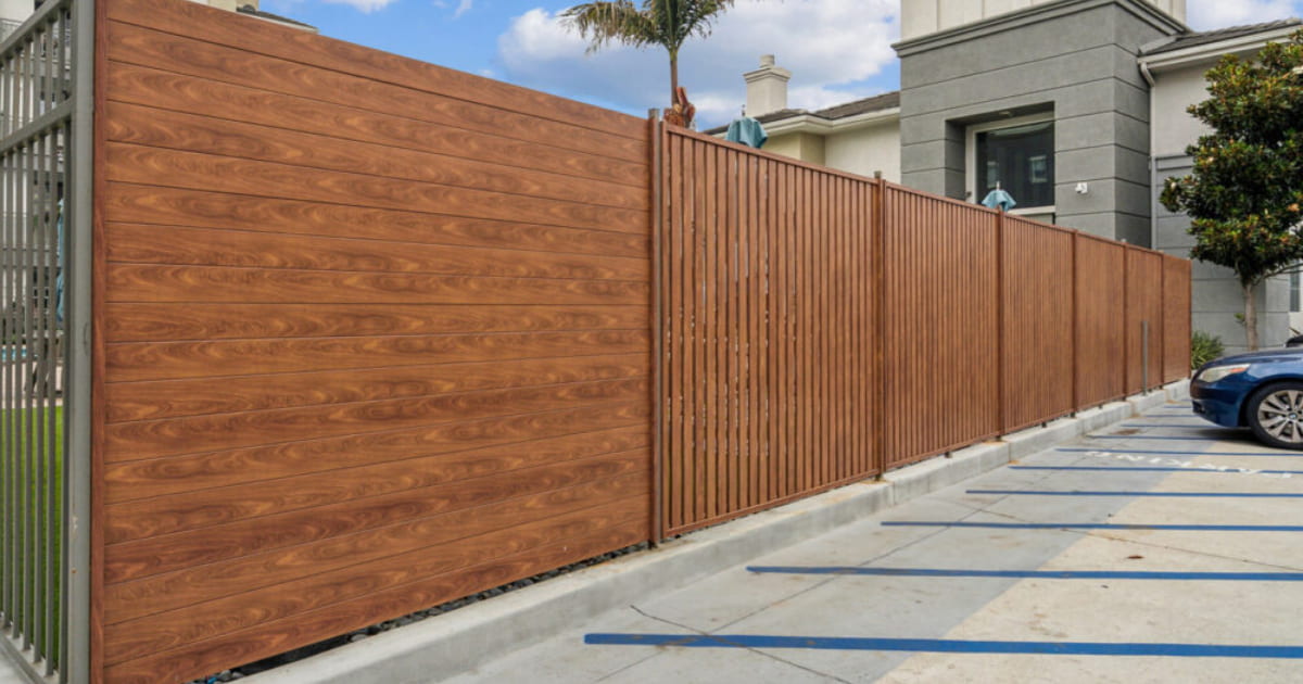 Parallel Architectural Products - gate and fencing for apartment complex