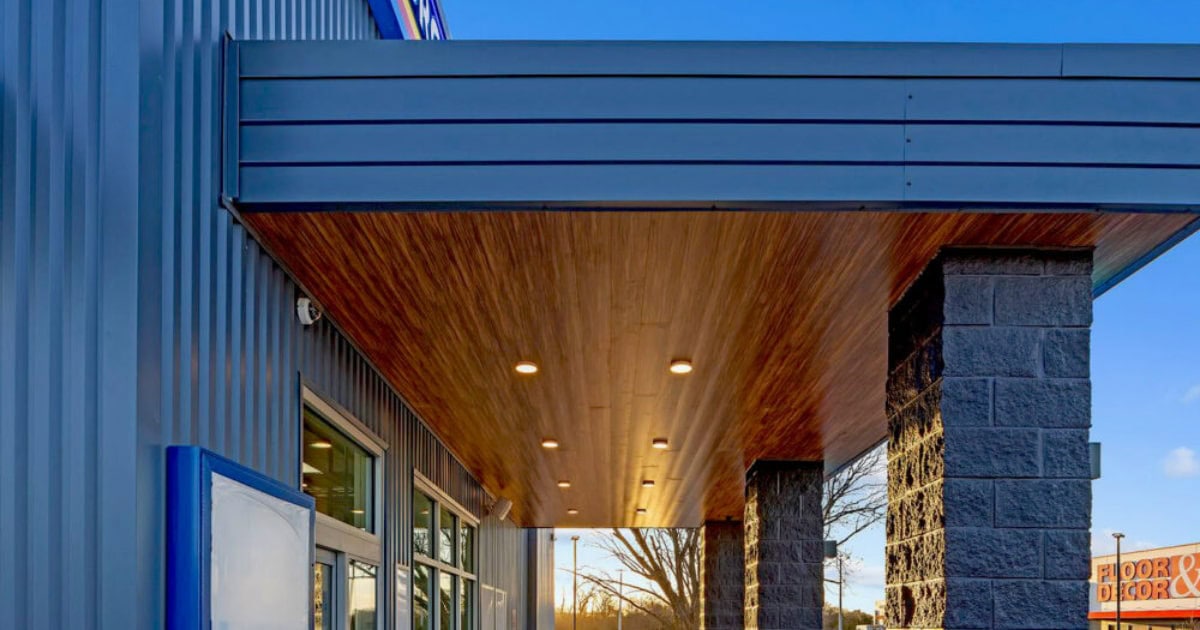 Parallel Architectural Products - soffits for Dutch Bros